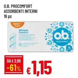 Famila O.B. ProComfort Assorbenti Interni offerta