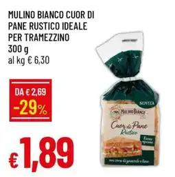 Famila MULINO BIANCO CUOR DI PANE RUSTICO IDEALE PER TRAMEZZINO offerta