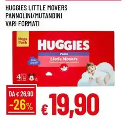 Famila Huggies Little Movers offerta