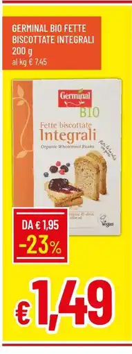 Famila GERMINAL BIO FETTE BISCOTTATE INTEGRALI offerta