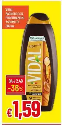 Famila VIDAL BAGNODOCCIA PROFUMAZIONI ASSORTITE 600 ml offerta