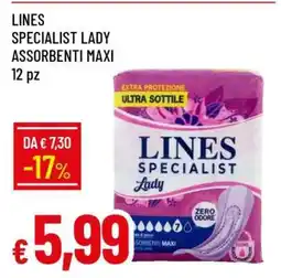 Famila LINES SPECIALIST LADY ASSORBENTI MAXI offerta