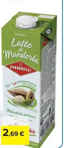 Carrefour LATTE DI MANDORLA CONDORELLI offerta