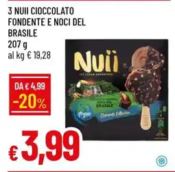Famila 3 NUII CIOCCOLATO FONDENTE E NOCI DEL BRASILE offerta