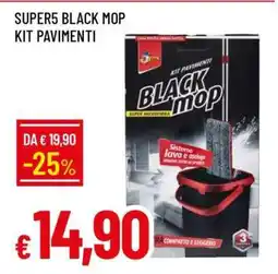 Famila SUPER5 BLACK MOP KIT PAVIMENTI offerta