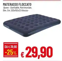 Famila MATERASSO FLOCCATO offerta