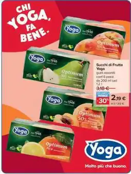 Carrefour Succhi di Frutta Yoga offerta