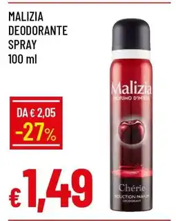Famila Malizia Deodorante spray offerta