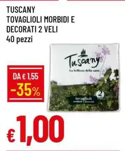Famila TUSCANY TOVAGLIOLI MORBIDI E DECORATI 2 VELI offerta