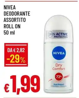 Famila NIVEA DEODORANTE ASSORTITO ROLL ON 50 ml offerta