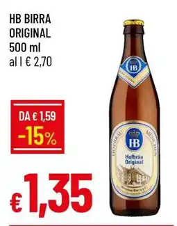 Famila HB Birra Original offerta