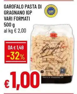 Famila Garofalo Pasta di Gragnano IGP Vari Formati offerta