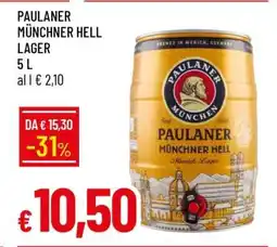 Famila PAULANER MÜNCHNER HELL LAGER offerta