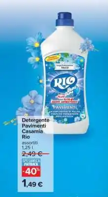 Carrefour Detergente Pavimenti Casamia Rio offerta