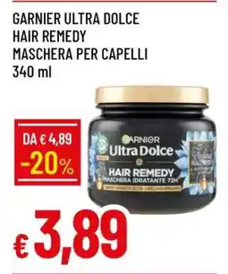Famila GARNIER ULTRA DOLCE HAIR REMEDY MASCHERA PER CAPELLI offerta
