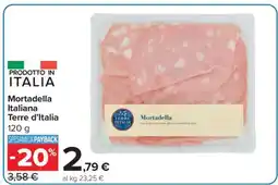 Carrefour Mortadella Italiana Terre d’Italia offerta