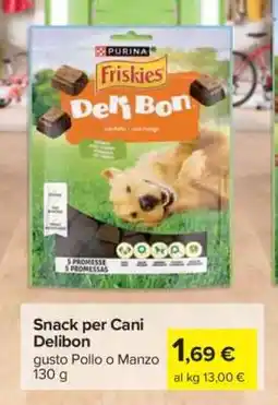 Carrefour Snack per Cani Delibon offerta