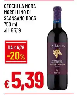 Famila CECCHI LA MORA MORELLINO DI SCANSANO DOCG offerta