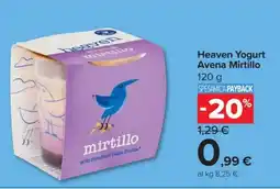 Carrefour Heaven Yogurt Avena Mirtillo offerta