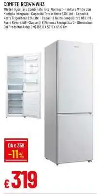 Famila COMFEE RCB414WH3 offerta