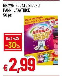 Famila BRAWN BUCATO SICURO PANNI LAVATRICE offerta