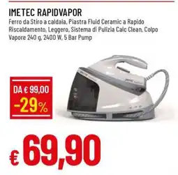 Famila IMETEC RAPIDVAPOR offerta