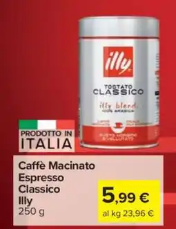 Carrefour Caffè Macinato Espresso Classico offerta