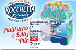 Carrefour Acqua Rocchetta Naturale offerta