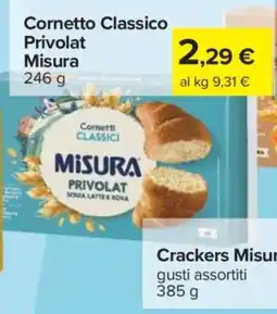 Carrefour Cornetto Classico Privolat Misura offerta