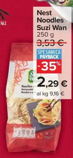 Carrefour Nest Noodles Suzi Wan offerta