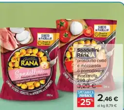 Carrefour Spadellini Rana offerta