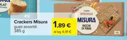 Carrefour CRACKERS MISURA offerta