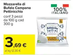 Carrefour Mozzarella di Bufala Campana Pettinicchio offerta