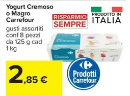 Carrefour Yogurt Cremoso o Magro Carrefour offerta