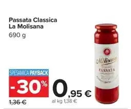 Carrefour Passata Classica La Molisana offerta