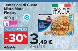 Carrefour Tentazioni di Gusto Misto Mare Findus offerta