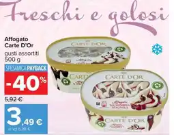 Carrefour Affogato Carte D'Or offerta