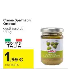 Carrefour Creme spalmabili Ortocori offerta