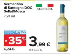 Carrefour Vermentino di Sardegna DOC Sella & Mosca offerta