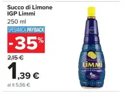 Carrefour SUCCO DI LIMONE IGP LIMMI offerta