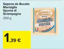 Carrefour Sapone da Bucato Marisiglia Spuma di Sciampagna offerta