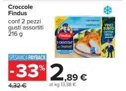 Carrefour Croccole Findus offerta
