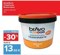 Carrefour Idropittura Traspirante Bravocolors offerta