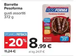 Carrefour Barrette Pesoforma offerta