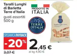 Carrefour Taralli Lunghi di Barletta Terre d’Italia offerta