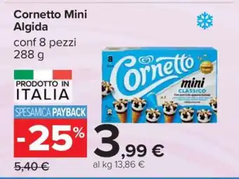 Carrefour Cornetto Mini Algida offerta