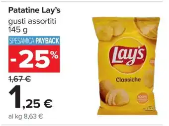 Carrefour Patatine Lay's offerta