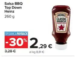Carrefour Salsa BBQ Top Down Heinz offerta