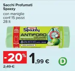 Carrefour Sacchi Profumati Spazzy offerta