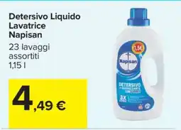 Carrefour Detersivo Liquido Lavatrice Napisan offerta